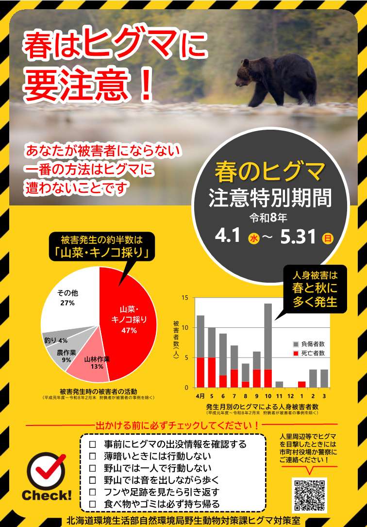 R8春のヒグマ注意期間_ポスター