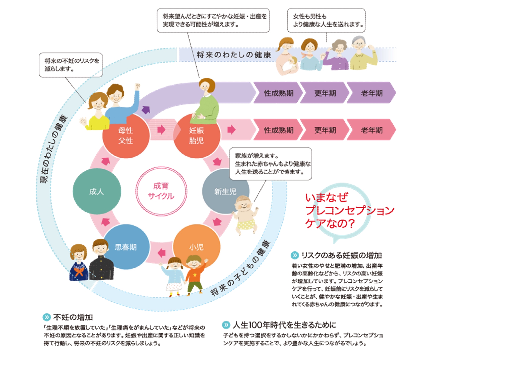 プレコンセプションケアとは（図）